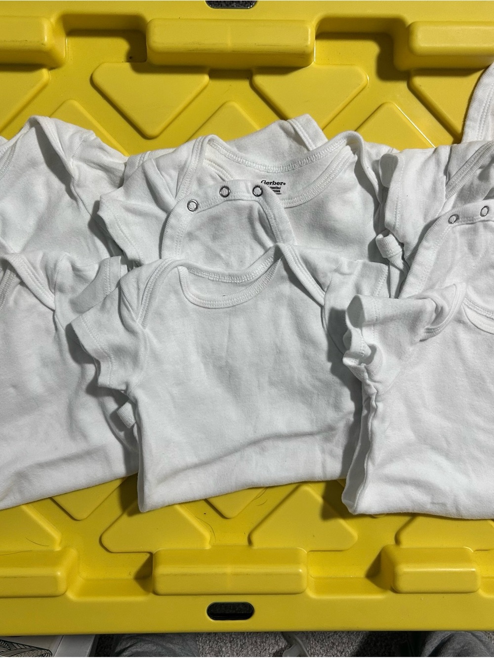 Gerber White Baby Short-Sleeve Bodysuits - Pack of 6 Essentials